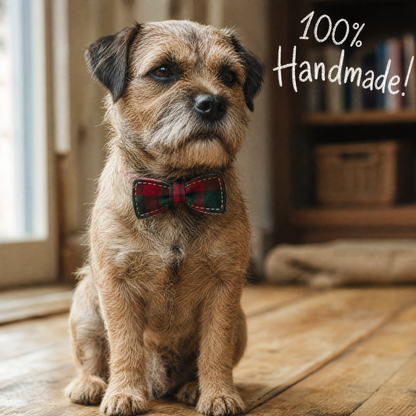 Handstiched Pet Bow Tie
