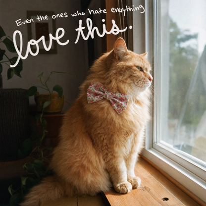 Handstiched Pet Bow Tie